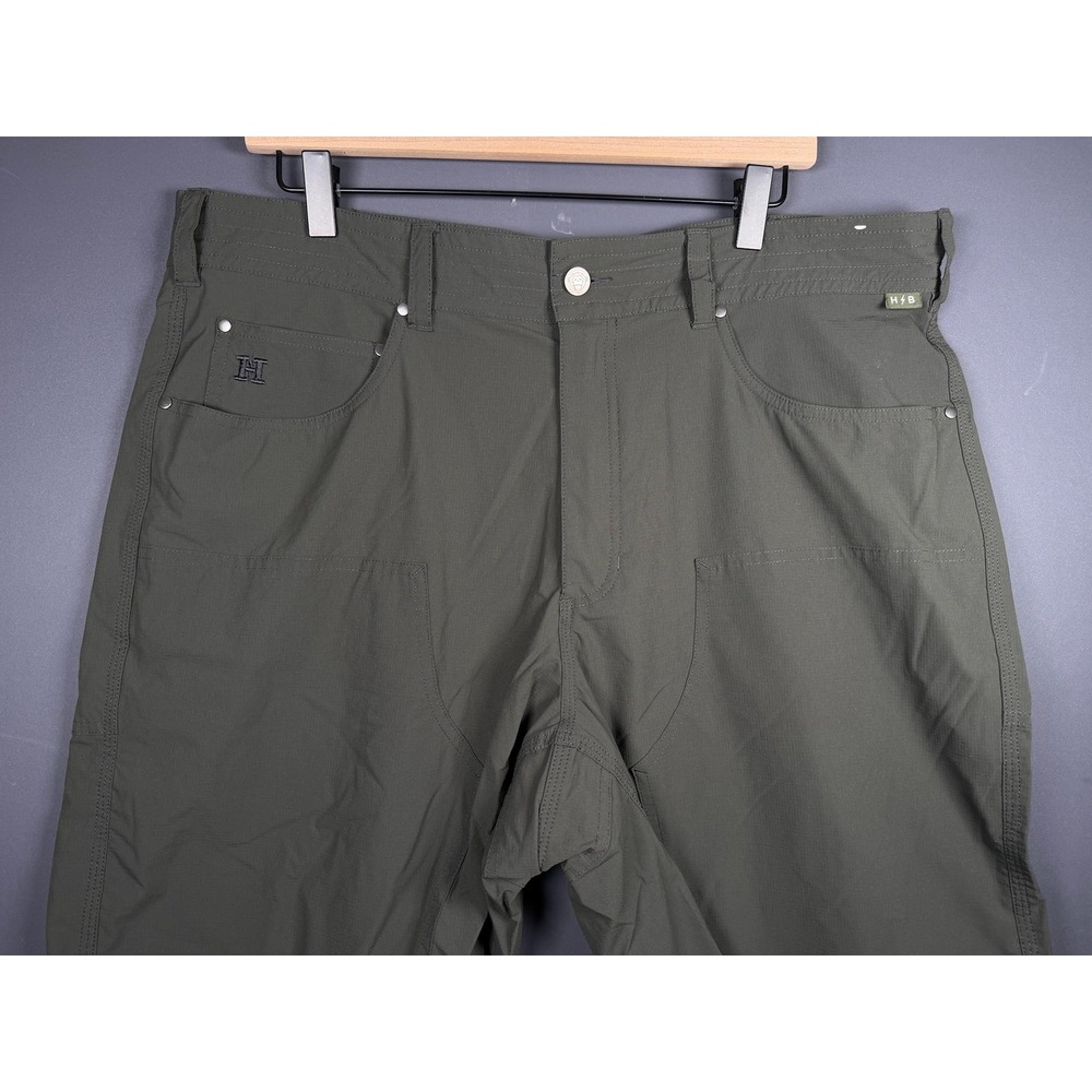 Howler Brothers Horizon Hybrid Shorts 2.0 Mens 38 Fatigue Green Ripstop